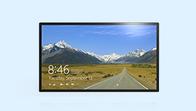Wall-Mounted Capacitive Touch Screen