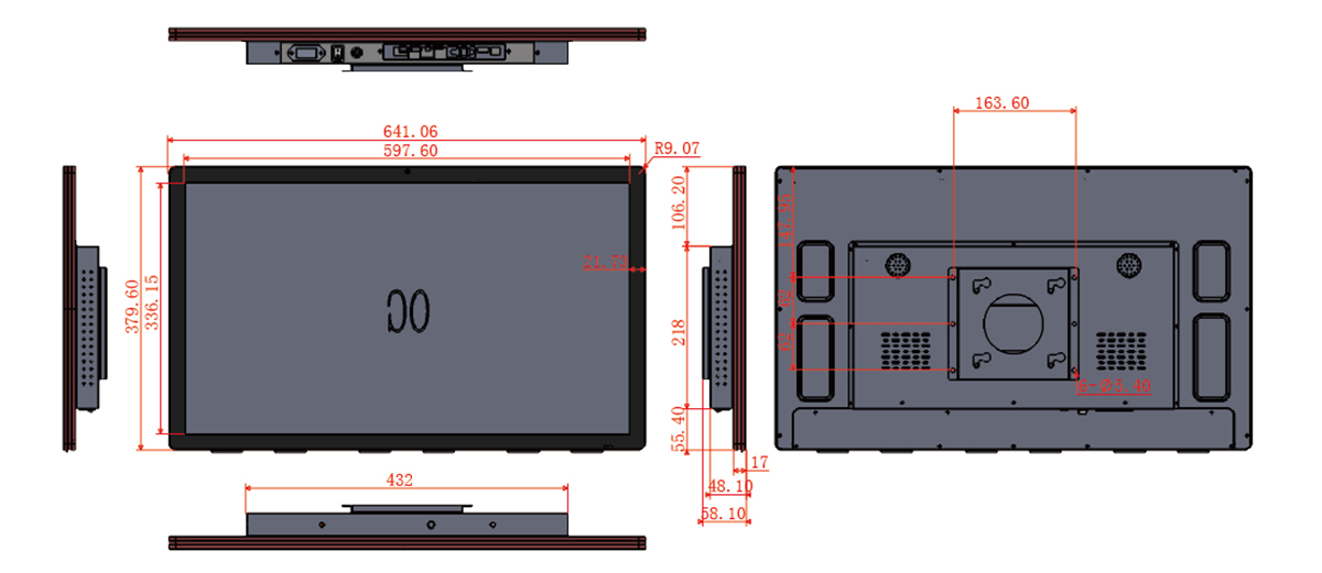 27 Inch Wall Mounted Advertising Display