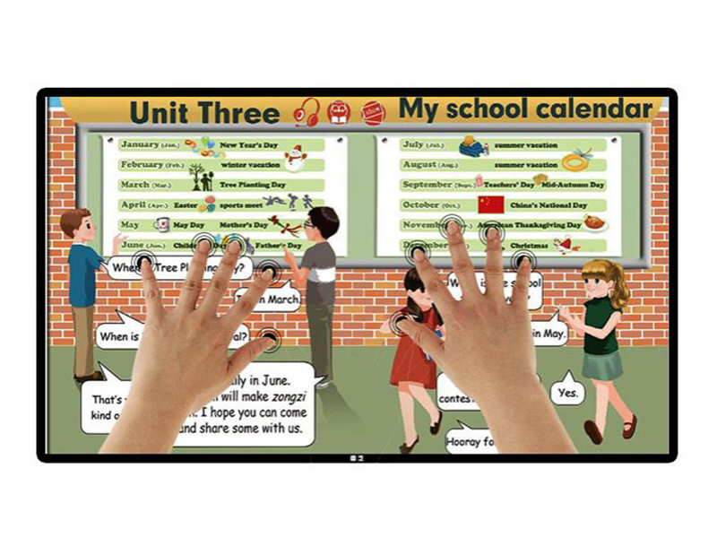 Wall Mounted Infrared Touch Screen