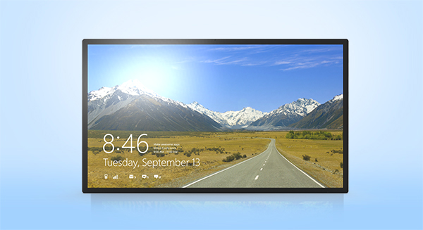 Wall-Mounted Digital Advertising Display